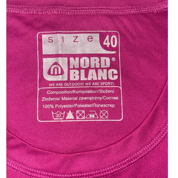 Nord Blanc Pink Women's Shirt Size 40 - Picture 4 of 4